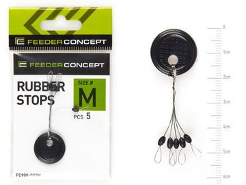Стопоры резиновые Feeder Concept RUBBER STOPS р.002M 5шт.