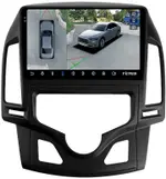 Магнитола для Hyundai i30 2007-2012 (климат) - Teyes CC3-2K-360 на Android 10, Быстрая, 2K QLED, CarPlay, 4G SIM-слот, 4 камеры в комплекте