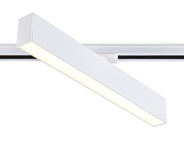 Трековый однофазный светодиодный светильник 24W 4200K 120° GL6772 WH белый Track System Ambrella