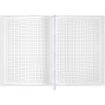 Блокнот "Енотик" А6 96 листов, твердая ламинированная обложка соффтач, ляссе