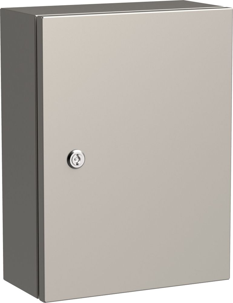 Корпус металлический навесной ЩМП-400х300х150 (AISI 304) УХЛ1 IP66 TITAN IEK Корпус металлический навесной ЩМП-400х300х150 (AISI 304) УХЛ1 IP66 TITAN IEK
