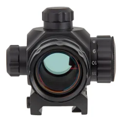 Коллиматор Target Optic 1x21, Weaver, красная марка, точка 2 MOA - вид со стороны объектива
