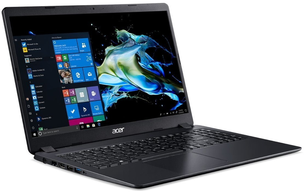 Ноутбук Acer Extensa 15 EX215-52-586W Core i5 1035G1/4Gb/SSD256Gb/Intel UHD Graphics/15.6;/FHD (1920x1080)/Eshell/black/WiFi/BT/Cam NX.EG8ER.013