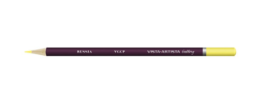 Карандаш цветной проф. ВИСТА АРТИСТА №204 лимонный (82984235524)