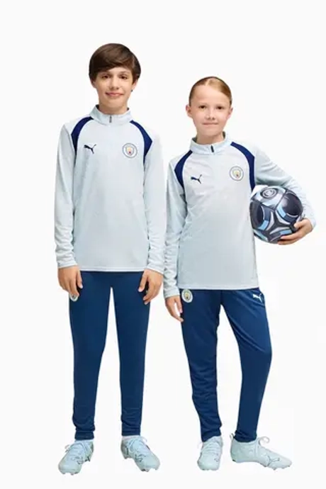 Кофта Puma Manchester City 26/27 Training 1/4 Zip Top Junior - голубой
