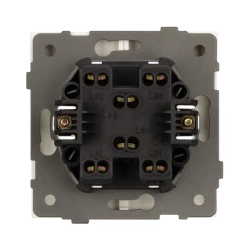 Механизм выключателя двухклавишный проходной SWT-TENDO-MKP2-SFPL-GD (230V, 10A) (Arlight, -) 054554