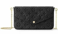 Клатч Louis Vuitton Felicie черный