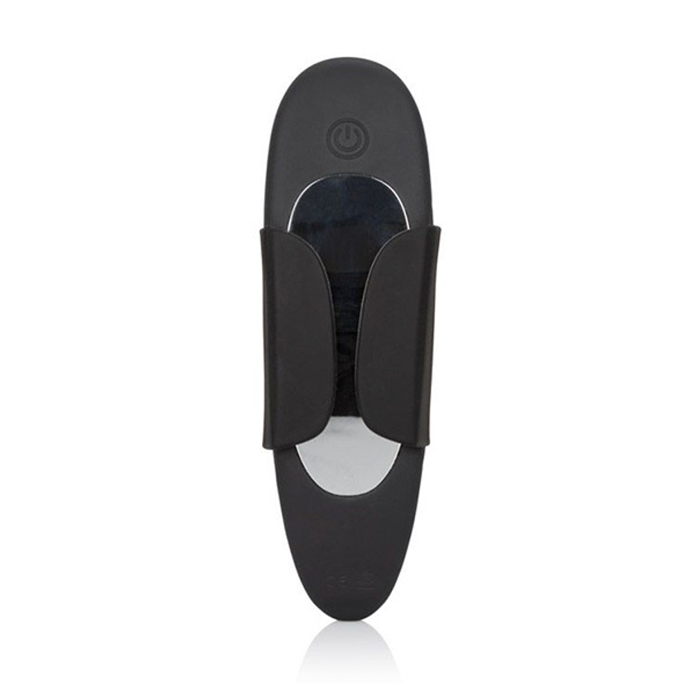 Чёрный вибростимулятор 11,5см для ношения в трусиках California Exotic Novelties Lock-N-Play Remote Panty Teaser SE-0077-60-3