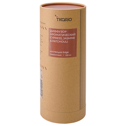 Диффузор ароматический 200мл Tkano Edge Cypress Jasmine & Patchouli терракотовый