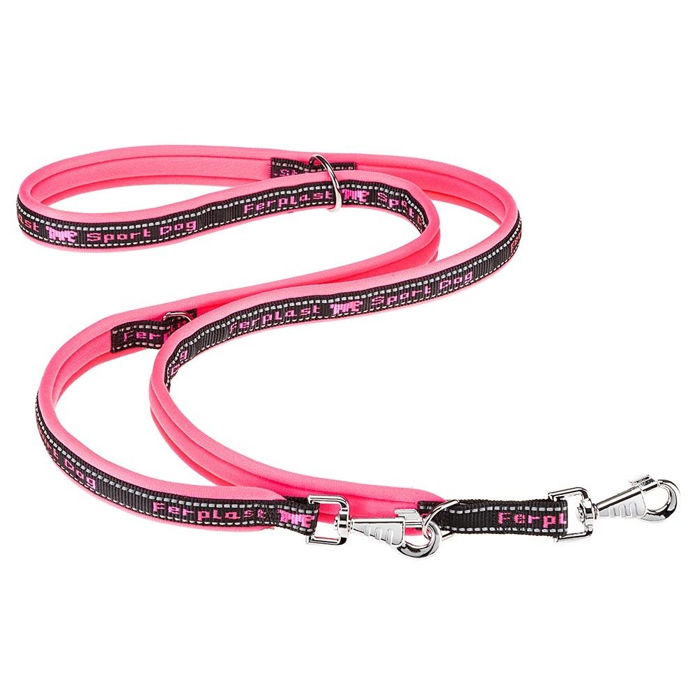 Поводок-перестежка Ferplast SPORT DOG MATIC GA20/200 розовый 200х2х4 Поводок-перестежка Ferplast SPORT DOG MATIC GA20/200 розовый 200х2х4