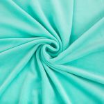 Велюр 240 г/м², 185 см / 5 метров, мятно-зеленый/mint green, Gamma VELR