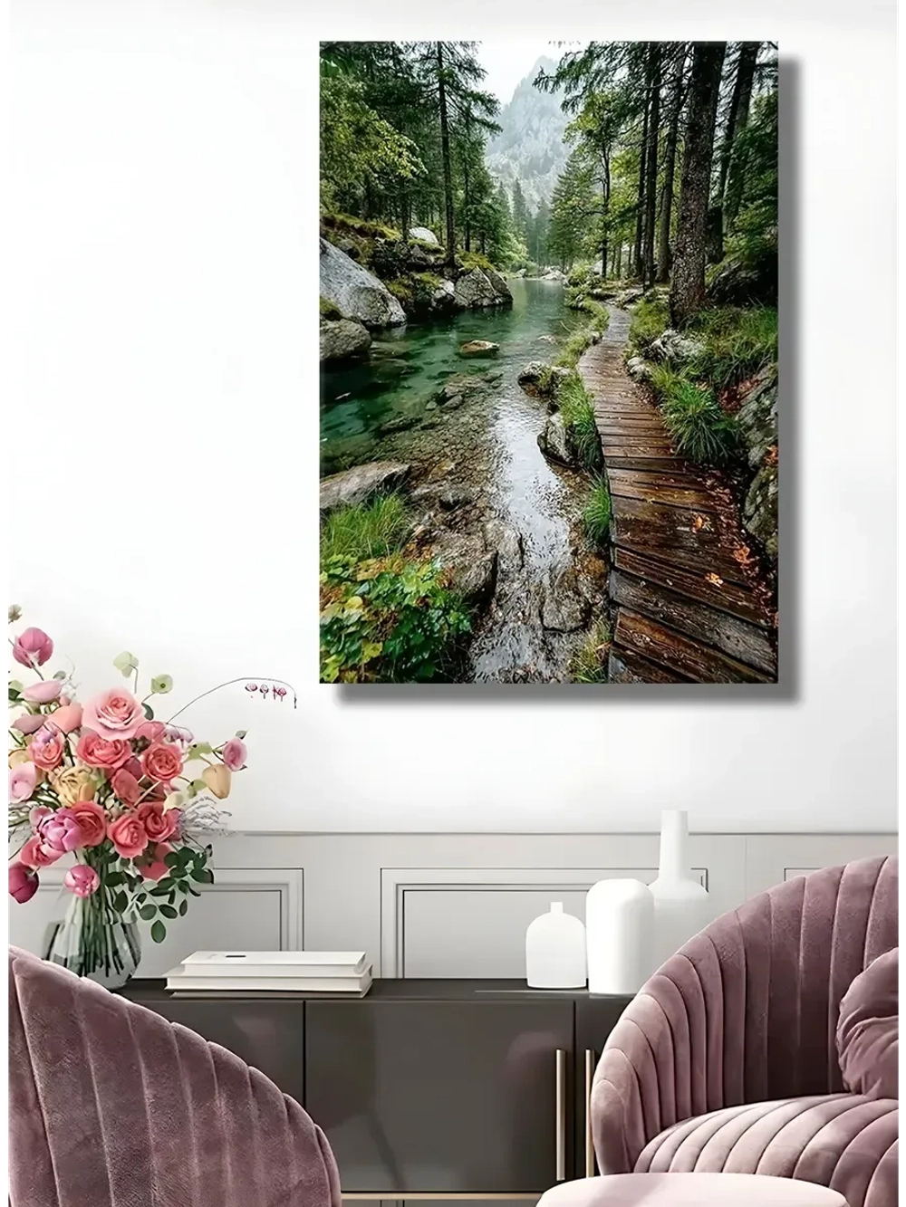 Картина "Чистая вода", для интерьера 30х40см 1шт.