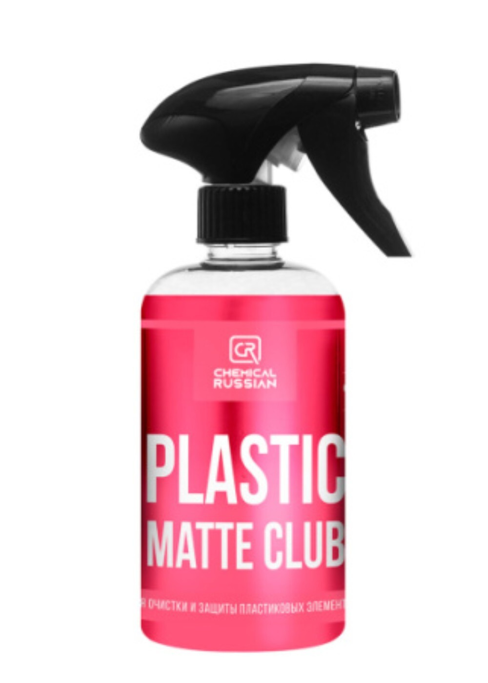 Chemical Russian Plastic Matte CLUB - полироль для очистки и защиты пластиковых эл. интерьера, 500мл