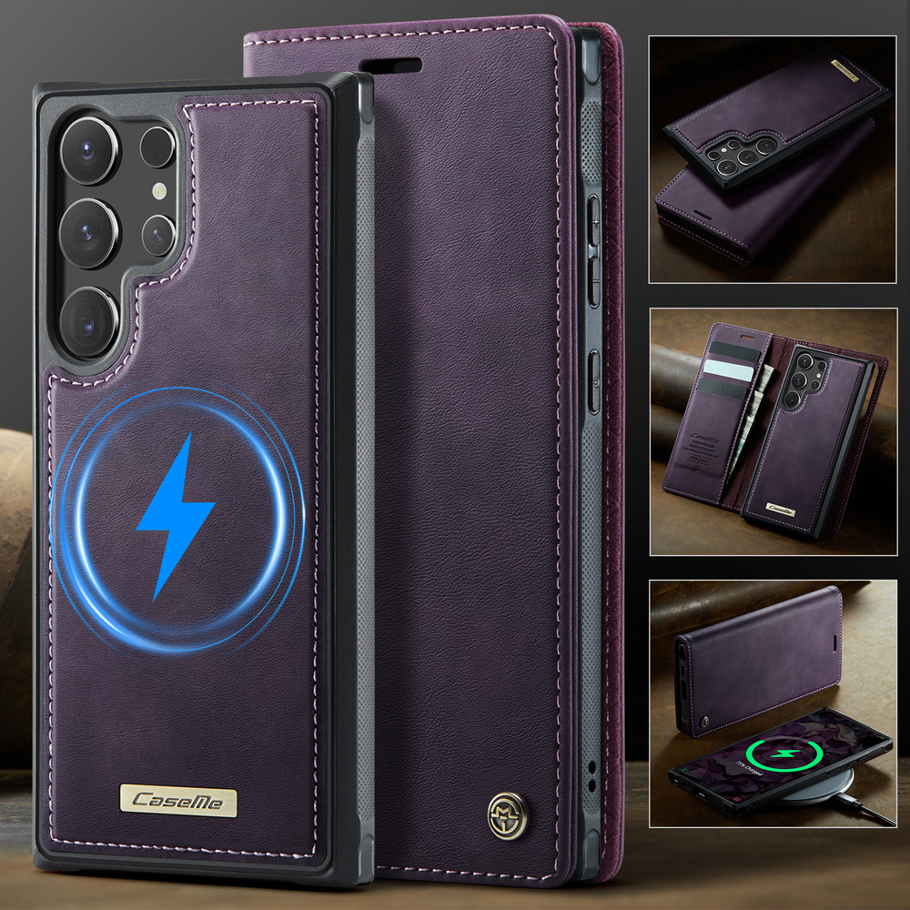 Чехол-кошелек CaseMe 2 in 1 MagSafe Samsung Galaxy S24 Ultra
