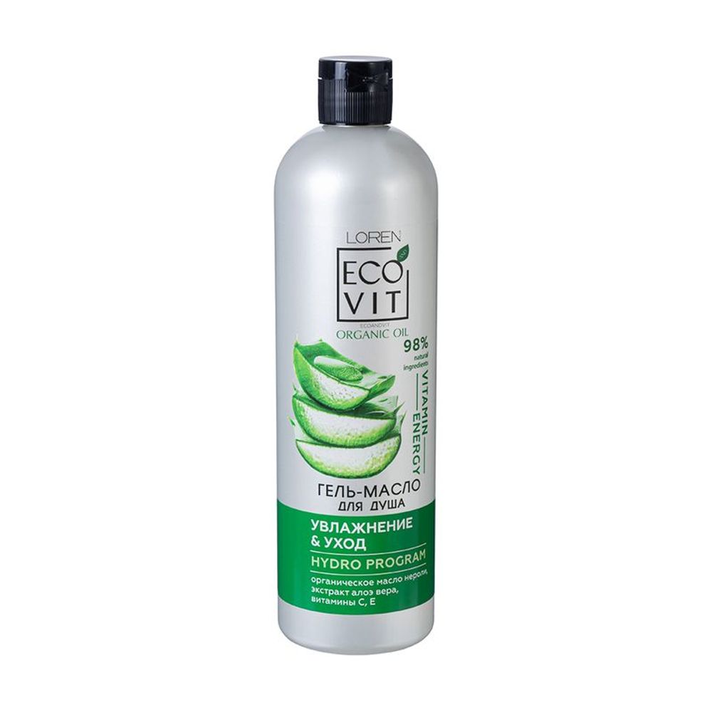 Гель масло для душа Ecoandvit Jrganic Oil Vitamin Energy 500мл