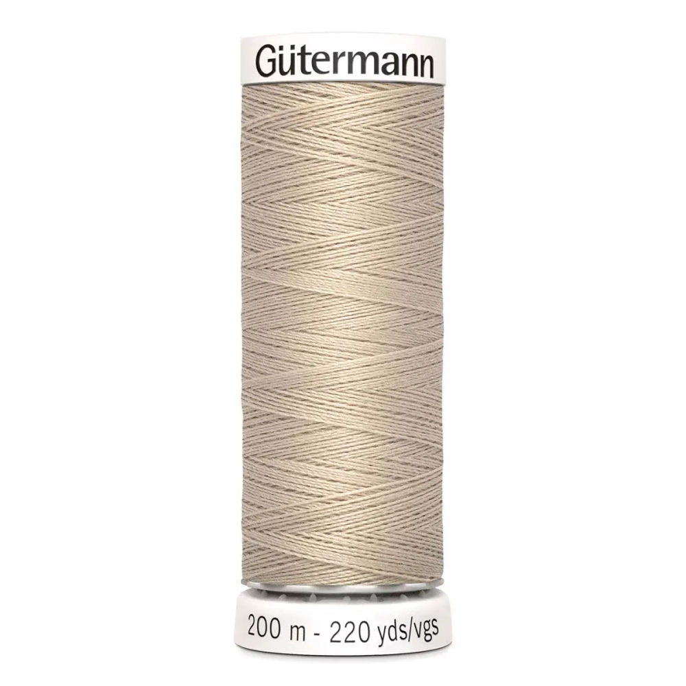 Нить Sew-All 200 м, Gutermann, 722 светло-бежевый