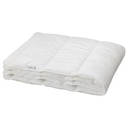 Полутороспальное одеяло IKEA SAFFEROT (СЭФФЕРОТ), Стеганое, Всесезонное, Летнее, Белый, 150х200 см