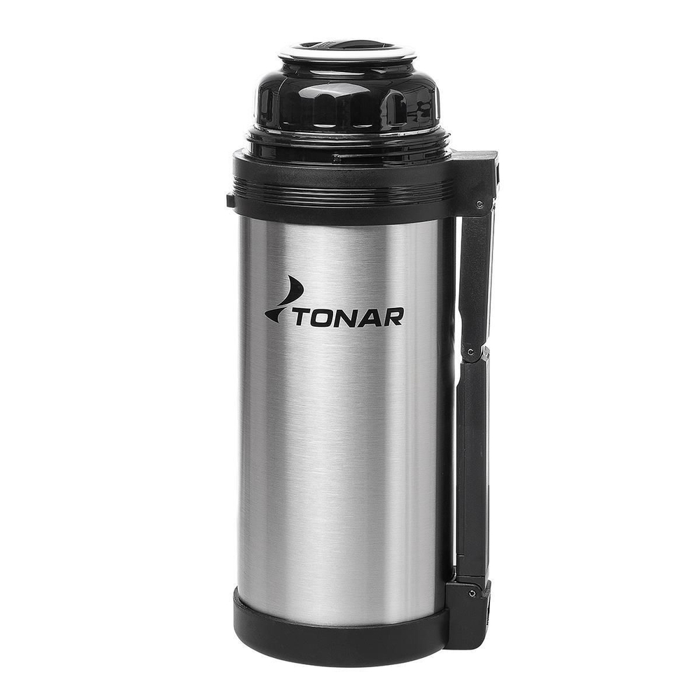 Термос (HS.TM-010) 1000ML (пласт.чашка, скл.ручка, ремень)