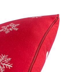 Подушка вязаная с новогодним рисунком 40х60см Tkano New Year Essential Fancy doggy