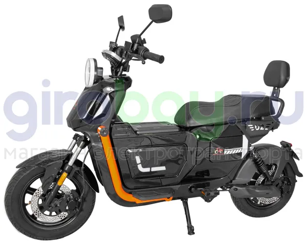Электроскутер MAIKAOLIN U2 PRO 1500W (60V/70Ah) - Чёрный фото №1