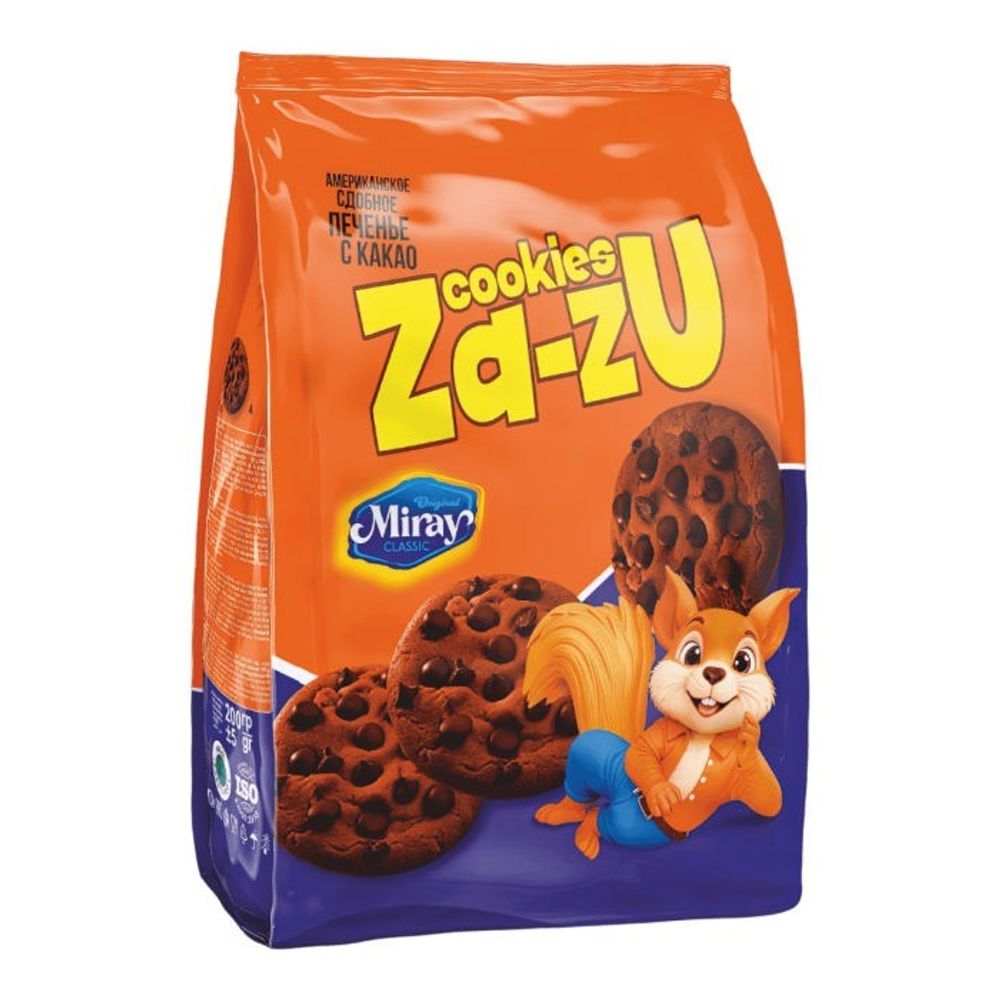 Сдобное Печенье с Какао Za-Zu Miray 200гр