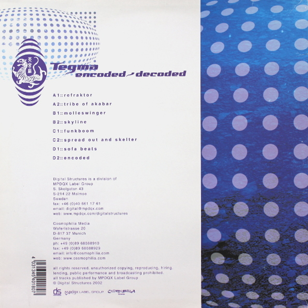 Tegma / Encoded/Decoded (2LP)