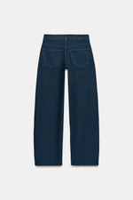 ДЖИНСЫ CURVED STRAIGHT СО СРЕДНЕЙ ПОСАДКОЙ — ZW COLLECTION — ZARA