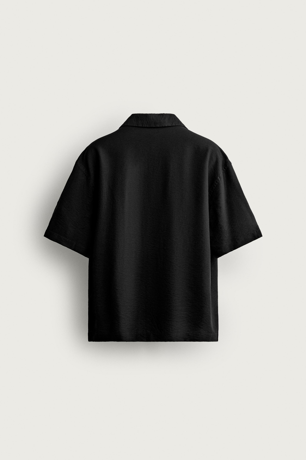 РУБАШКА REGULAR FIT ИЗ СТРУЯЩЕЙСЯ ТКАНИ — ZARA