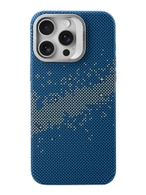 Чехол накладка iPhone 14 Pro 6.1" Gurdini Carbon Design (Magsafe & Lense holder) Galaxy Blue