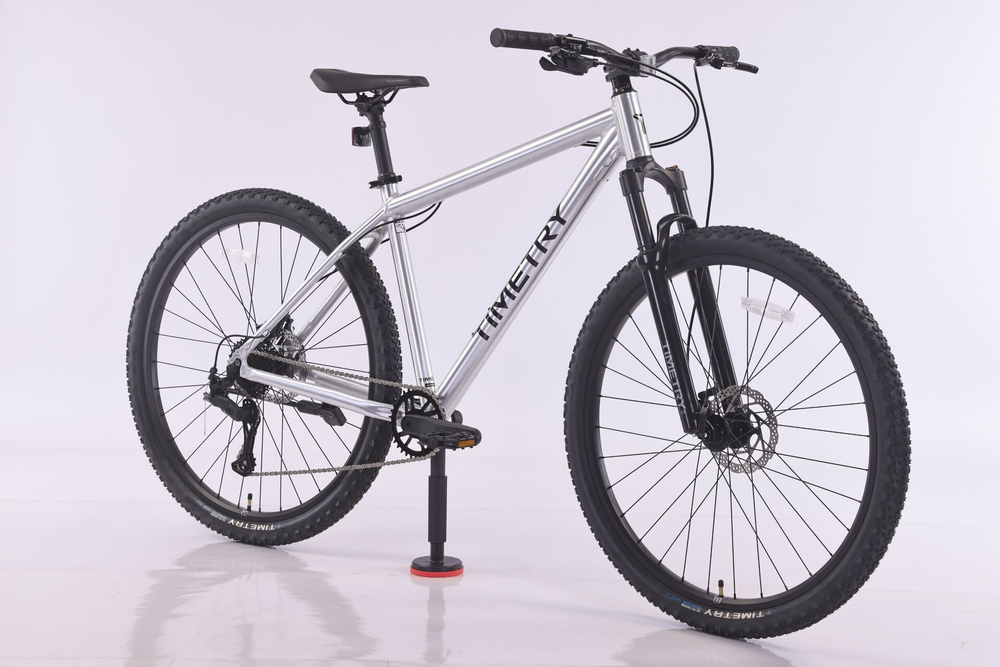 Велосипед 26" TIMETRY  TT804  9ск. серебристый черный