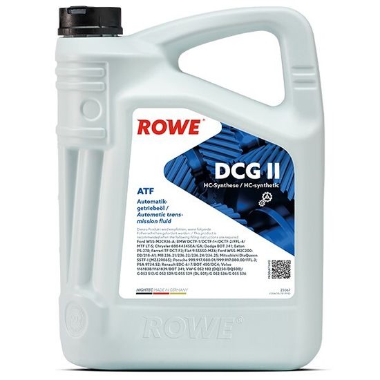HIGHTEC ATF DCG II ROWE Трансмиссионное масло АКПП 5 Литров