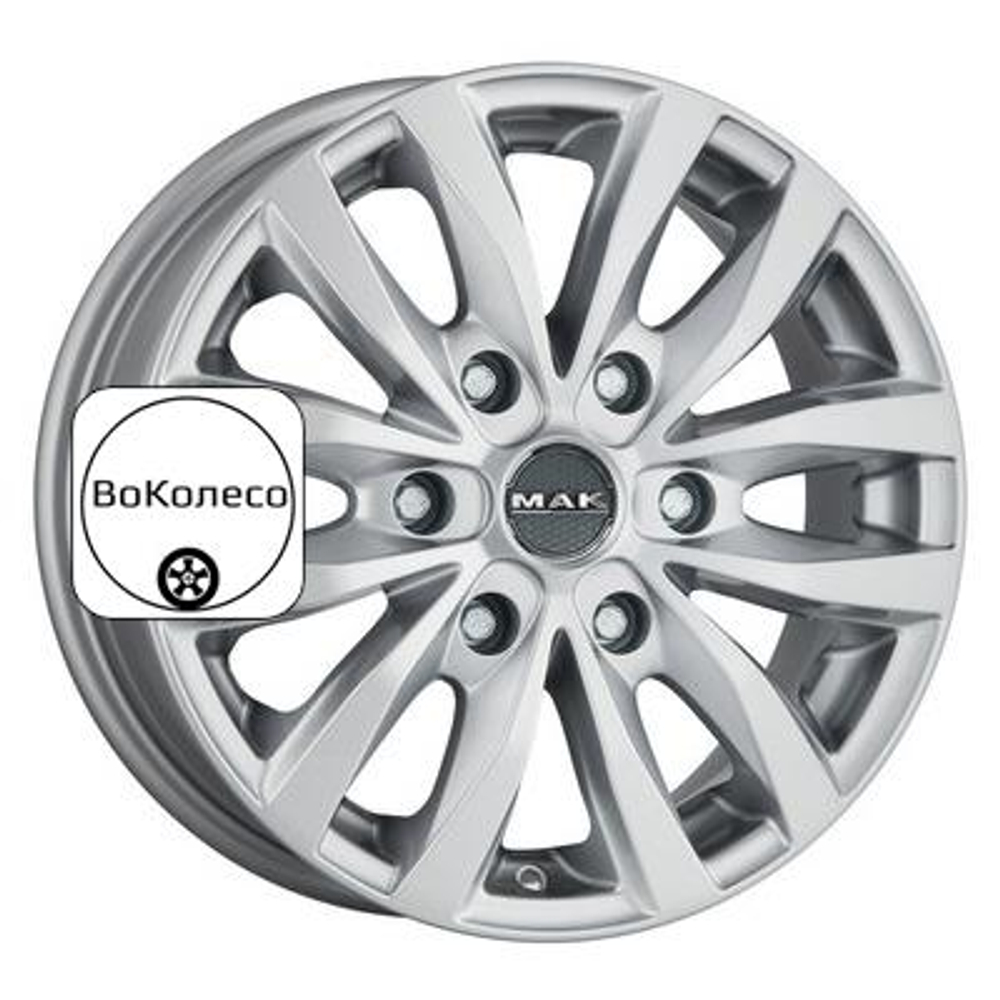 7x17/5x118 ET68 D71,1 Load 5 Silver MAK