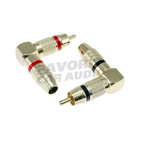 RCA-коннектор AURA RCA-P230 угловой длинный (2)