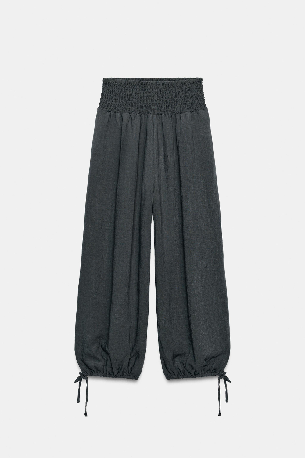 БРЮКИ BAGGY С ЭЛАСТИЧНЫМ ПОЯСОМ — ZARA
