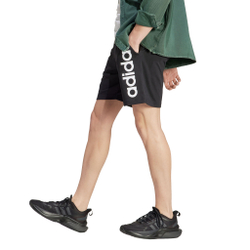 Мужские теннисные шорты adidas Essentials AEROREADY Single Jersey Linear Logo Shorts Men - Black, White