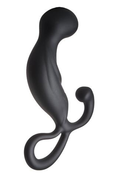 Черный массажер простаты Fantasstic Prostate Stimulator - 13,5 см. (Цвет: черный)
