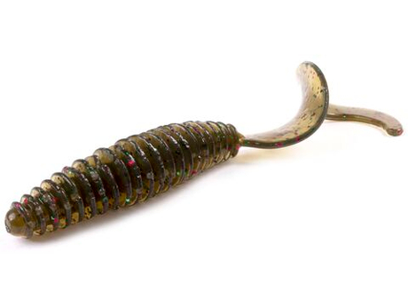 Слаги съедобные искусственные Lucky John ULTRAWORM Curly 4in (76.2 мм), цвет PA03, 5шт.