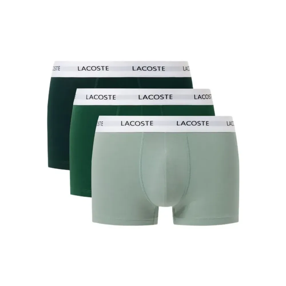 Мужские спортивные боксеры Lacoste Stretch Cotton Short 3P - green