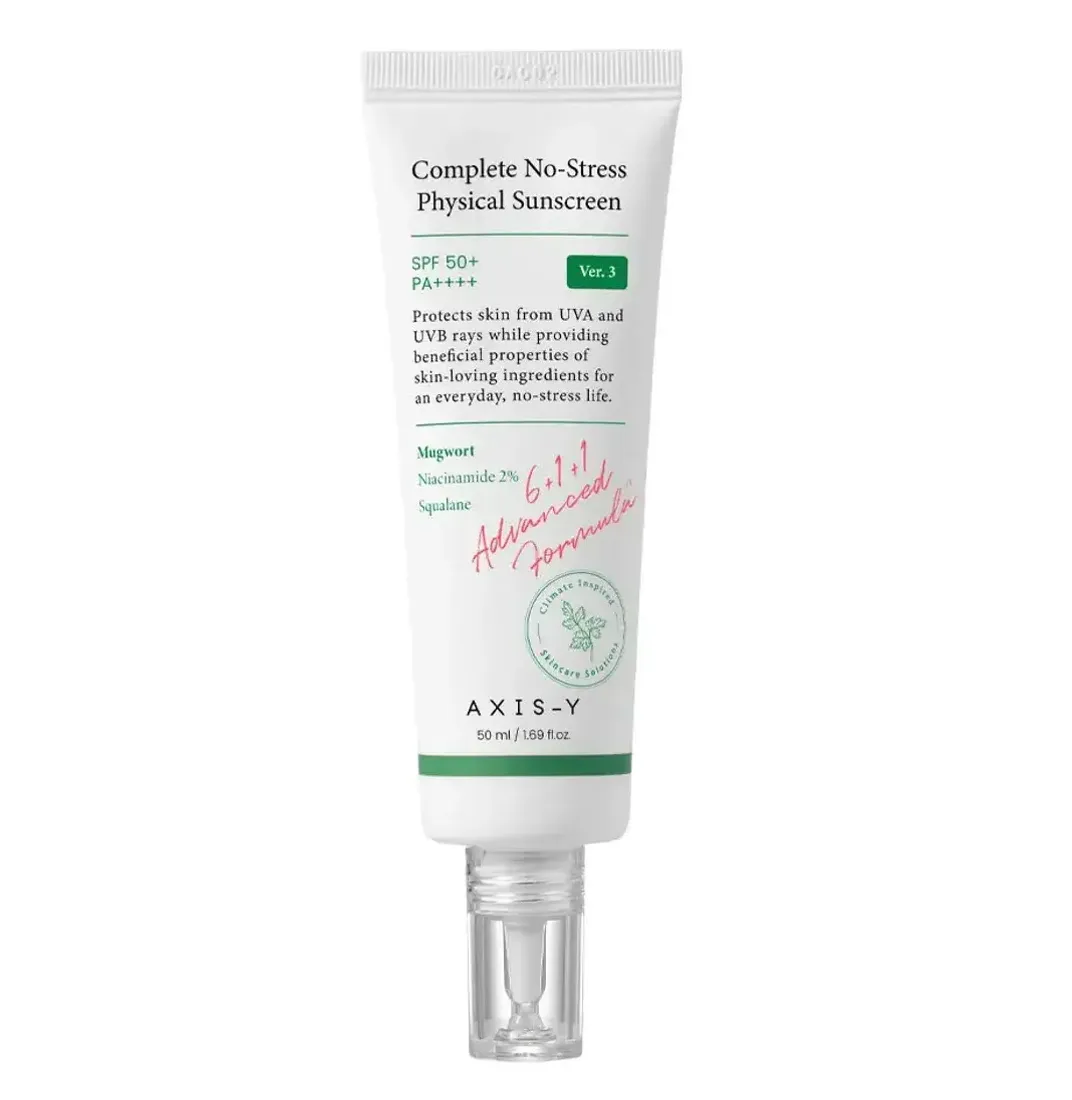 Солнцезащитный крем Axis-Y Complete No-Stress Physical Sunscreen SPF 50+ 50 мл