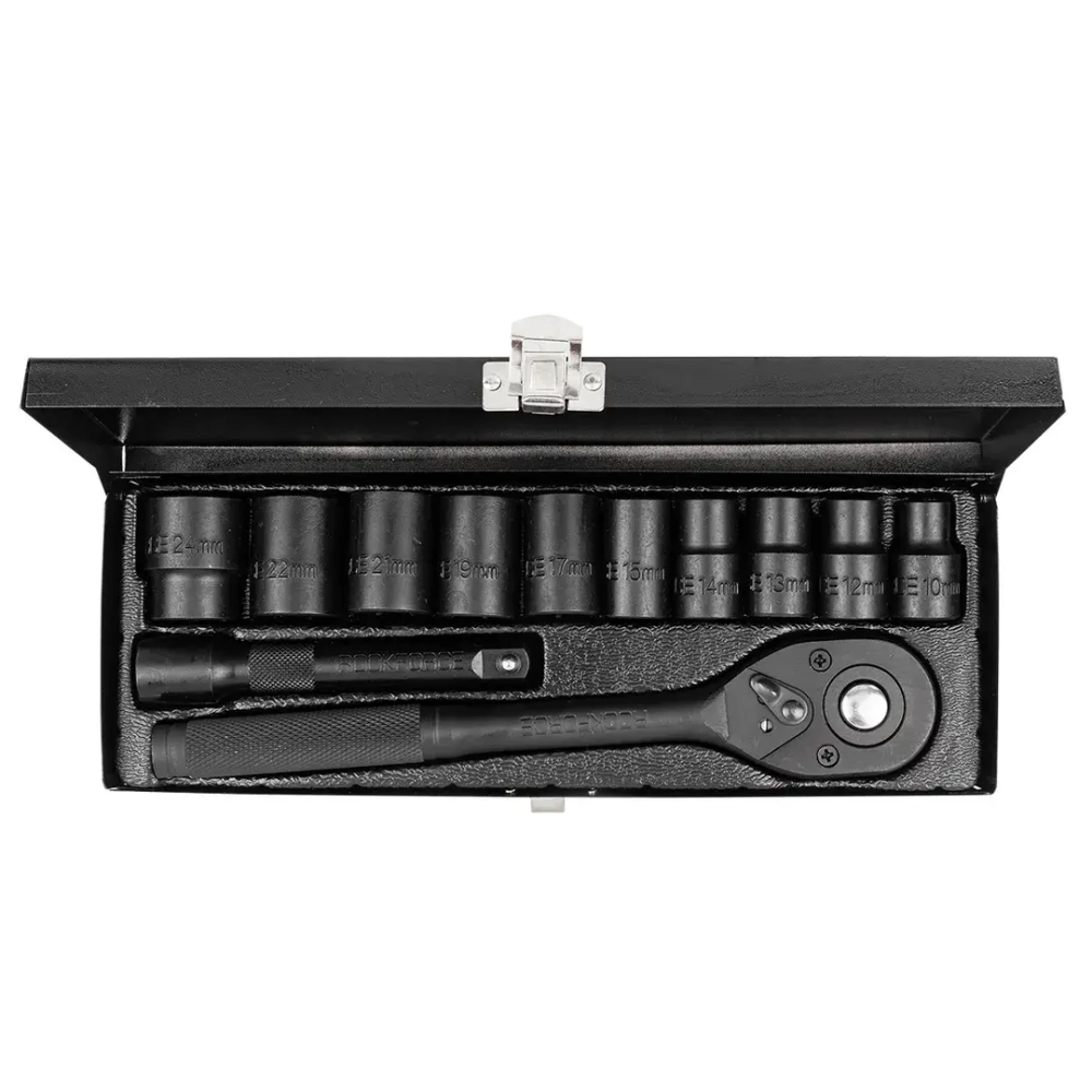 Набор инструментов ударный 12пр. 1/2''(12гр.) RockFORCE RF-4122-9