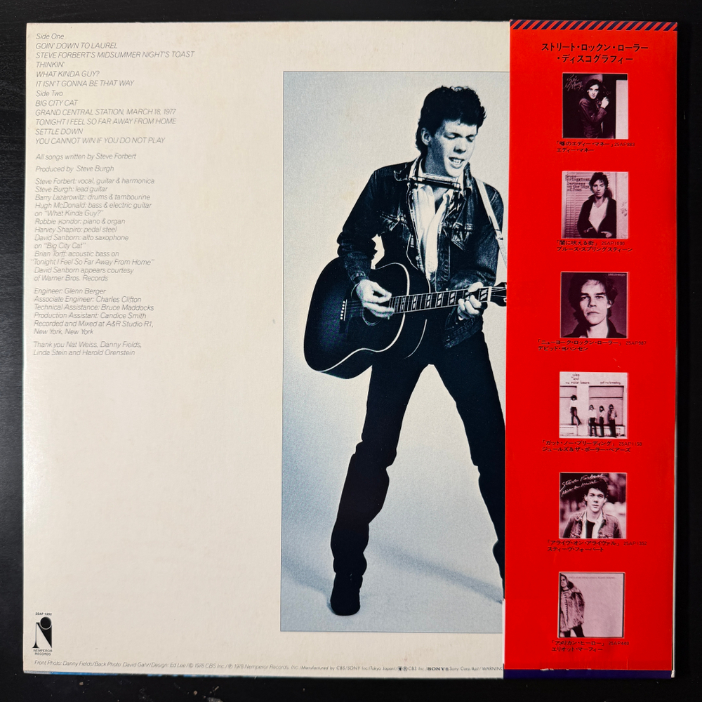 Steve Forbert – Alive On Arrival (Япония 1978г.)