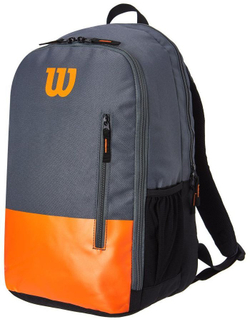 Рюкзак теннисный Wilson Team Backpack - grey/orange