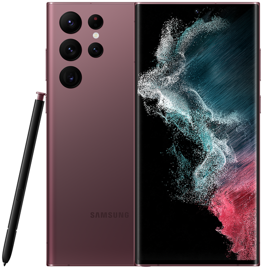 Смартфон Samsung Galaxy S22 Ultra 12/512 ГБ, бургунди