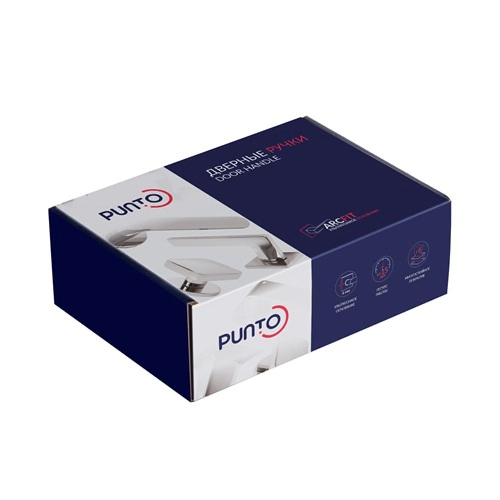 Ручка раздельная PUNTO LOTUS ARC.Q52 GR-23 графит /62271/