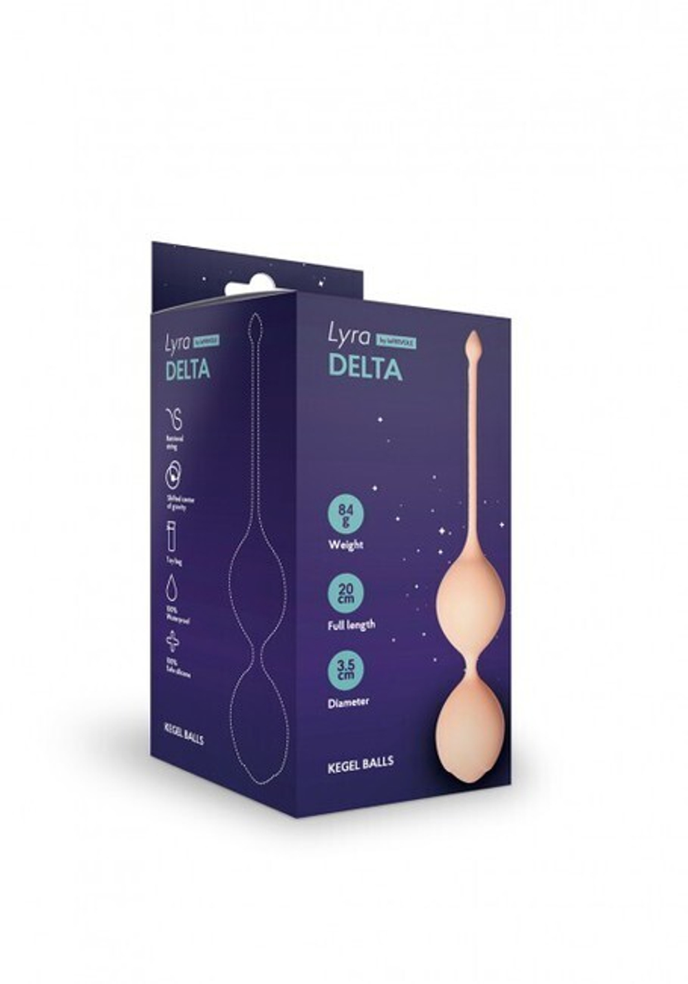 Шарики Кегеля со смещенным центом тяжести Delta (слоновая кость) (Цвет: слоновая кость)