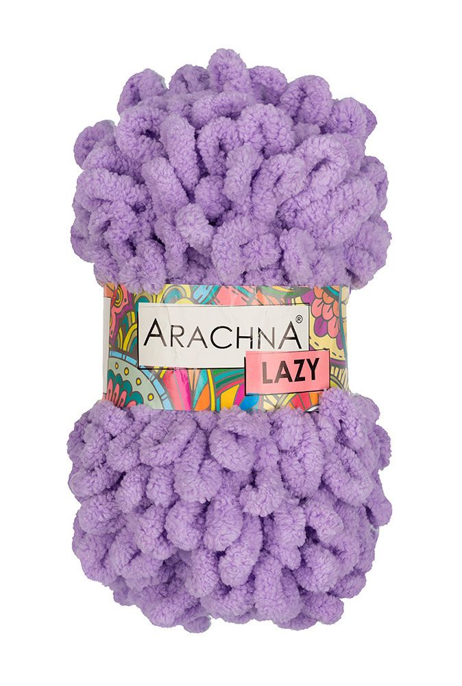 Пряжа Arachna Lazy / уп.5 мот. по 100г, 8.5м, 13 св.сиреневый Пряжа Arachna Lazy / уп.5 мот. по 100г, 8.5м, 13 св.сиреневый