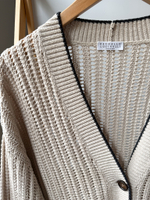 Вязаный хлопковый кардиган Brunello Cucinelli, М