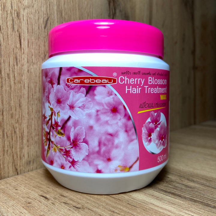 Маска для волос Carebeau Cherry Blossom Hair Treatment WAX с экстрактом сакуры 500 мл