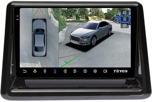 Магнитола для Toyota Noah R80, Voxy, Esqire 2014-2021 - Teyes CC3-2K-360 на Android 10, Быстрая, 2K QLED, CarPlay, 4G SIM-слот, 4 камеры в комплекте