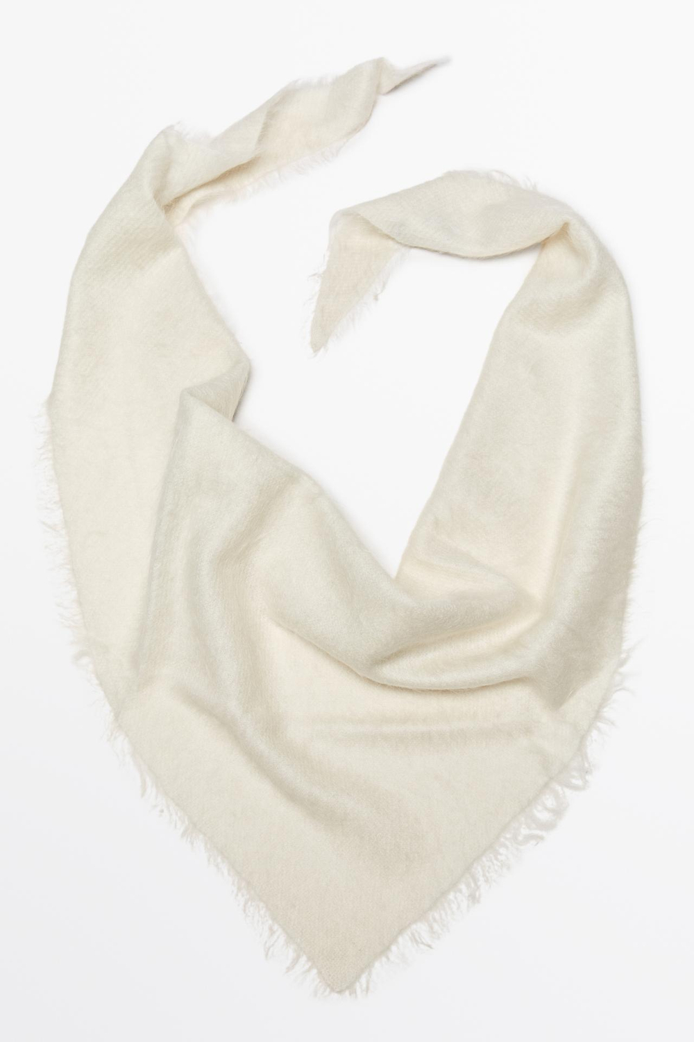 Massimo Dutti Бандана из 100% кашемира, кремовый